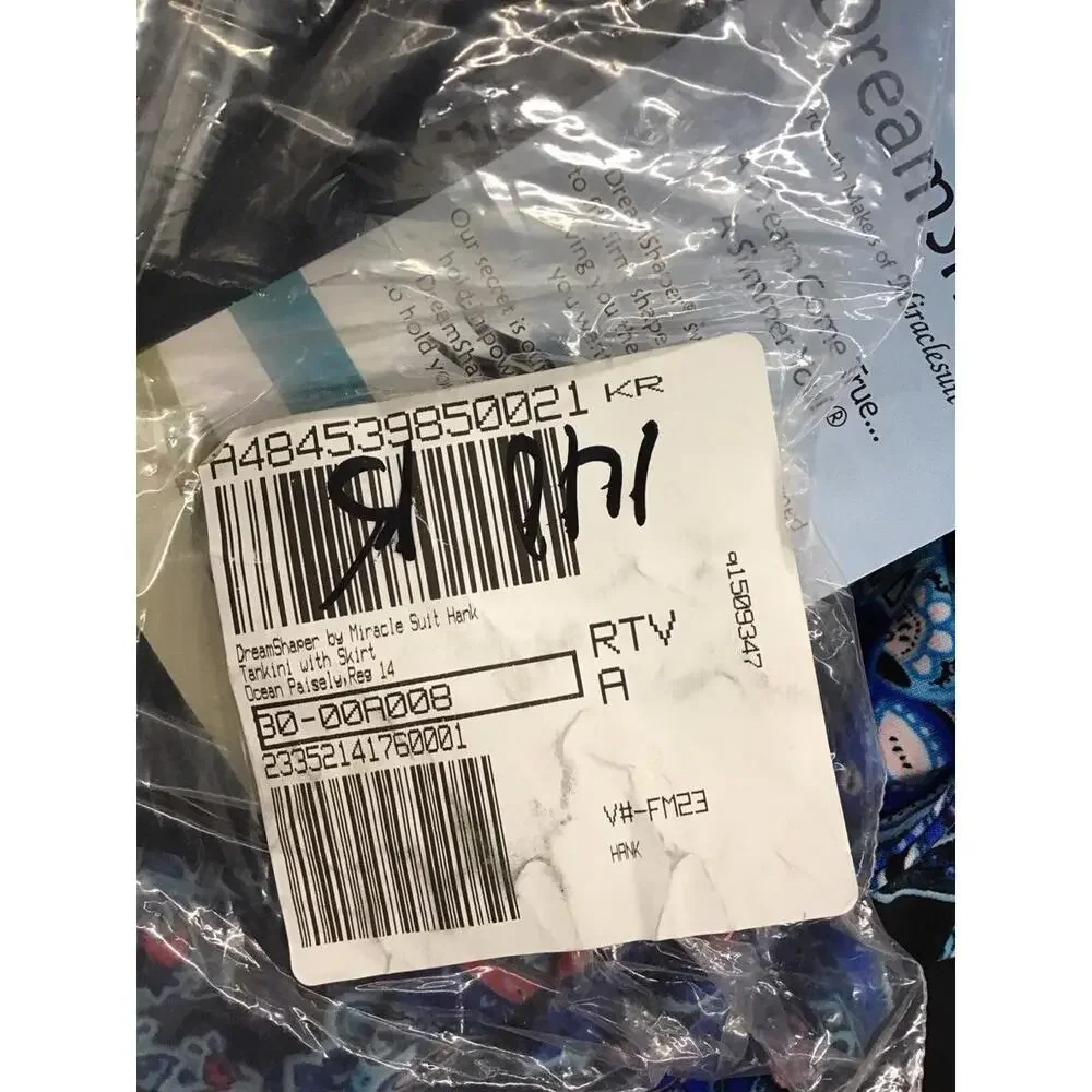 Dreamshaper by miraclesuit Hank tankini & skirt 14 reg ocean paisley - Picture 5 of 5